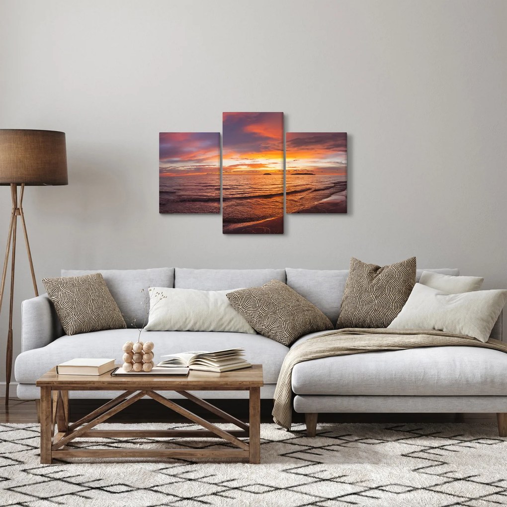 Obraz - Západ slnka (90x60 cm)