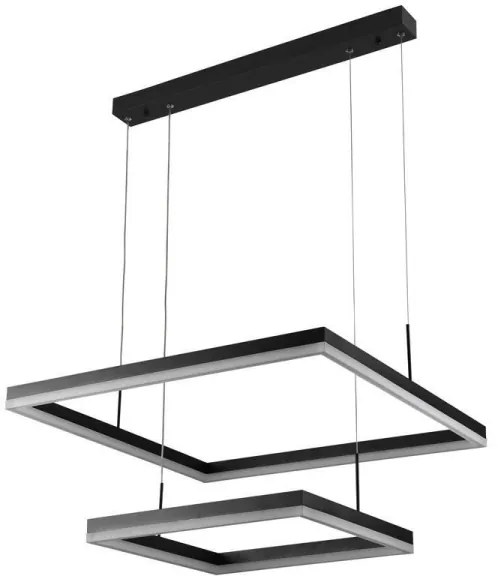 LED Stmievateľný luster na lanku LED/90W/230V 3000-6500K + diaľkové ovládanie