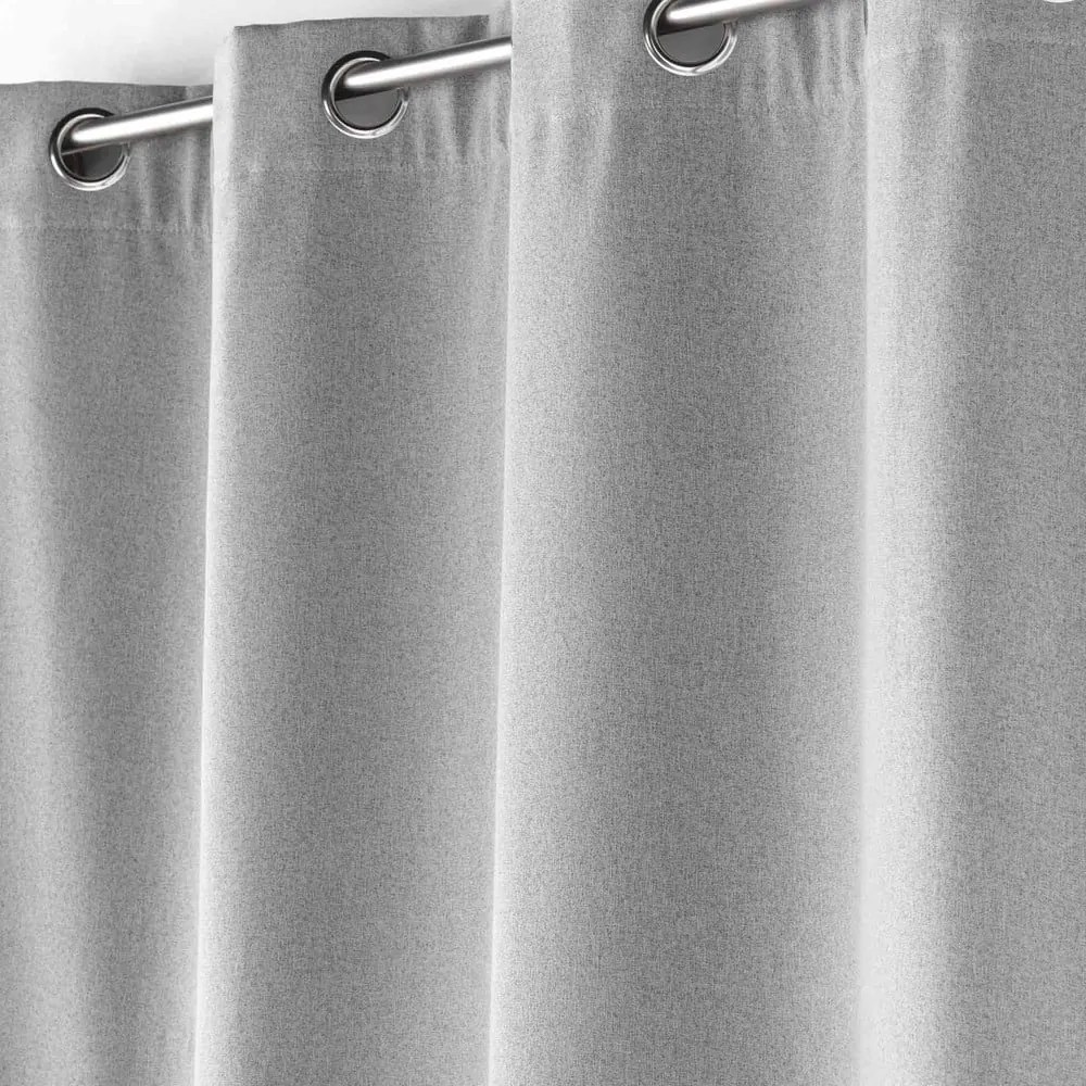 Svetlosivý odhlučňovací záves 140x260 cm Jupiter – douceur d'intérieur