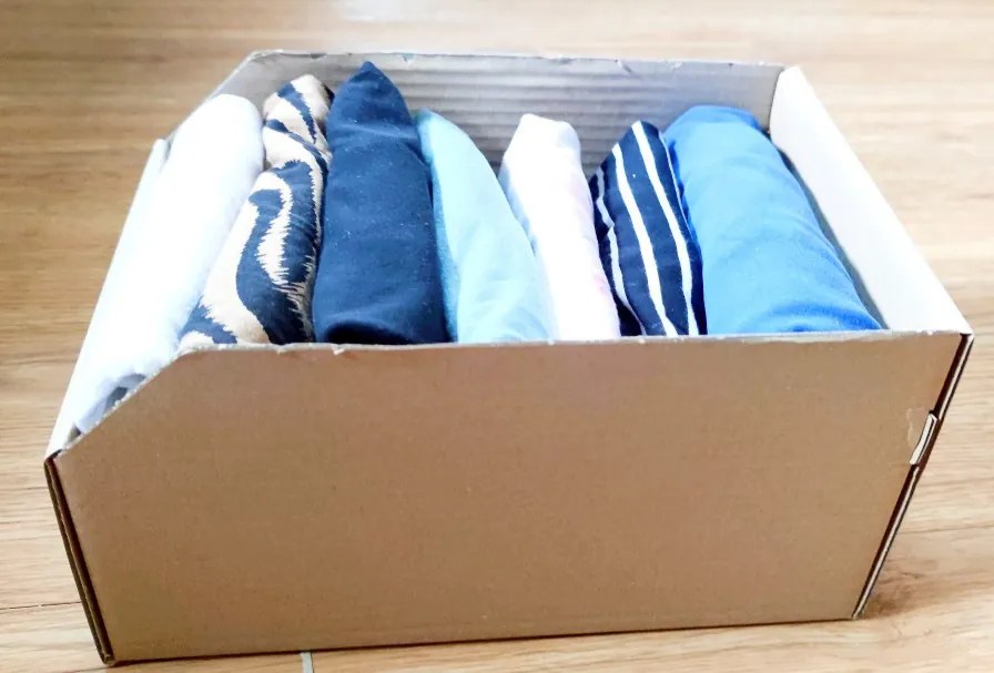 KARTON PAK Úložné boxy na oblečení, organizéry do skříně EKO KARTON 20 x 30 cm