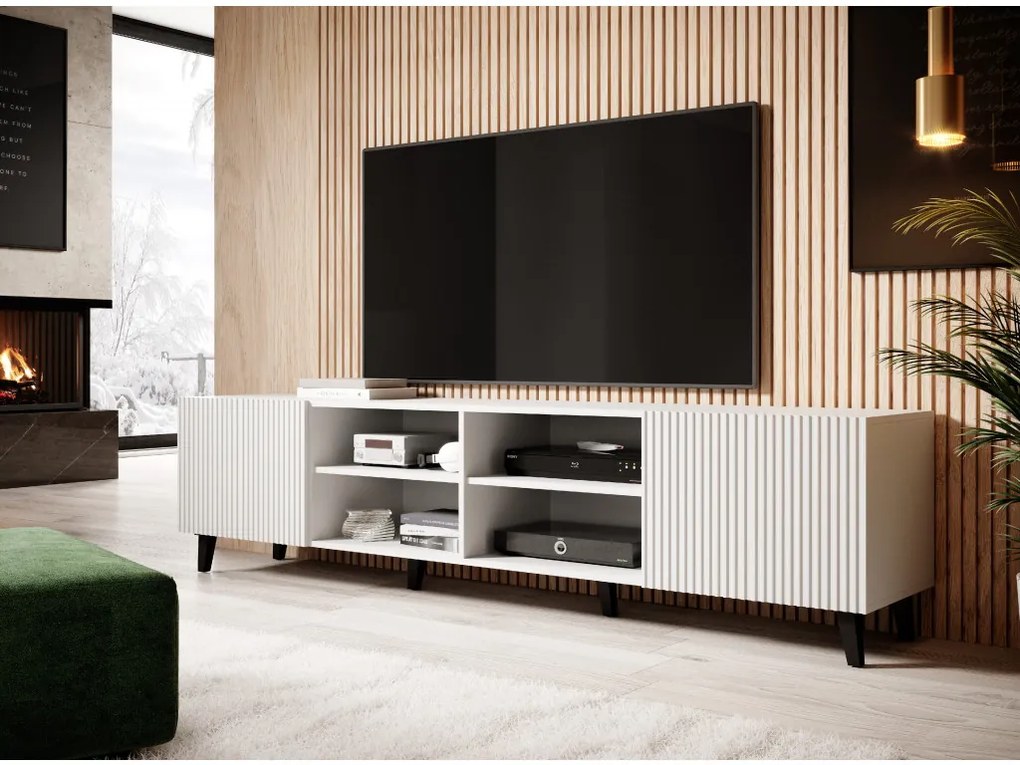 Cama Biely TV stolík Pafos 4D