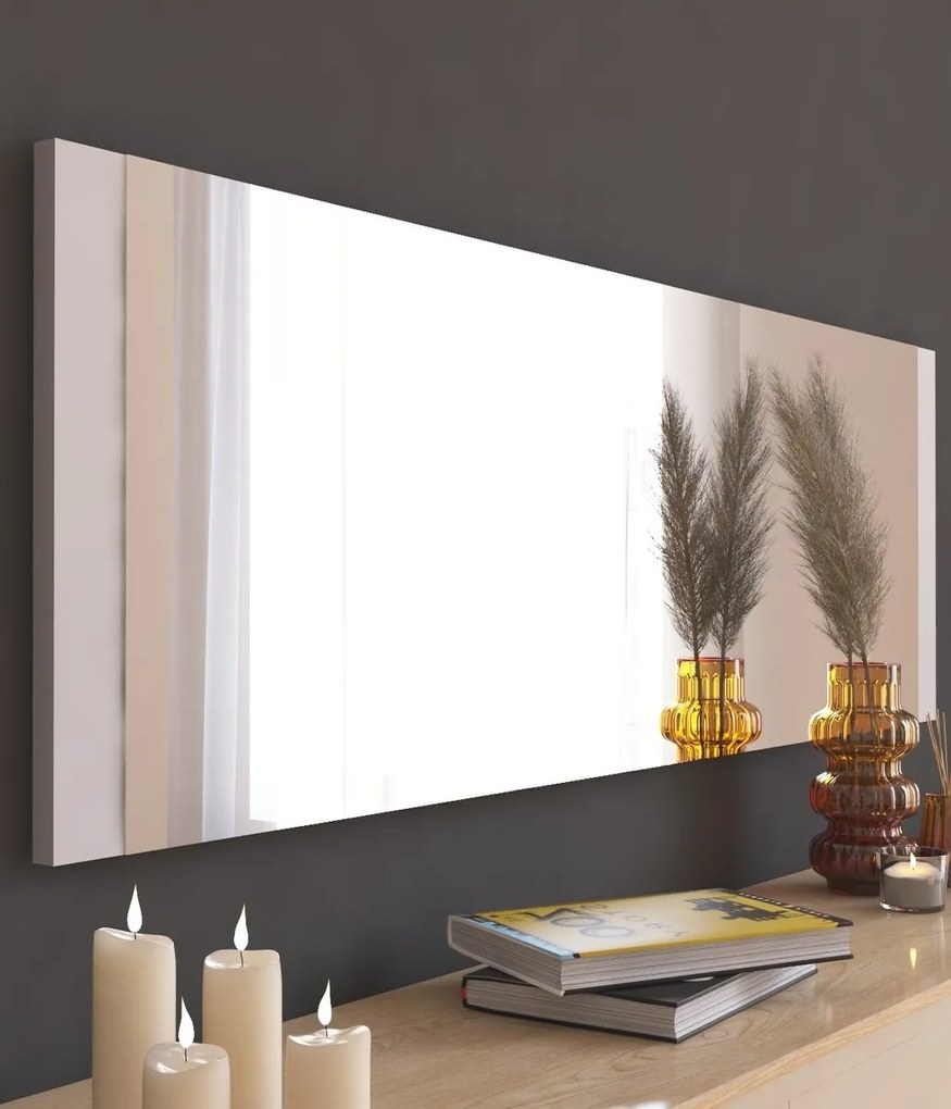 Azus Bielé zrkadlo 40 x 120 cm