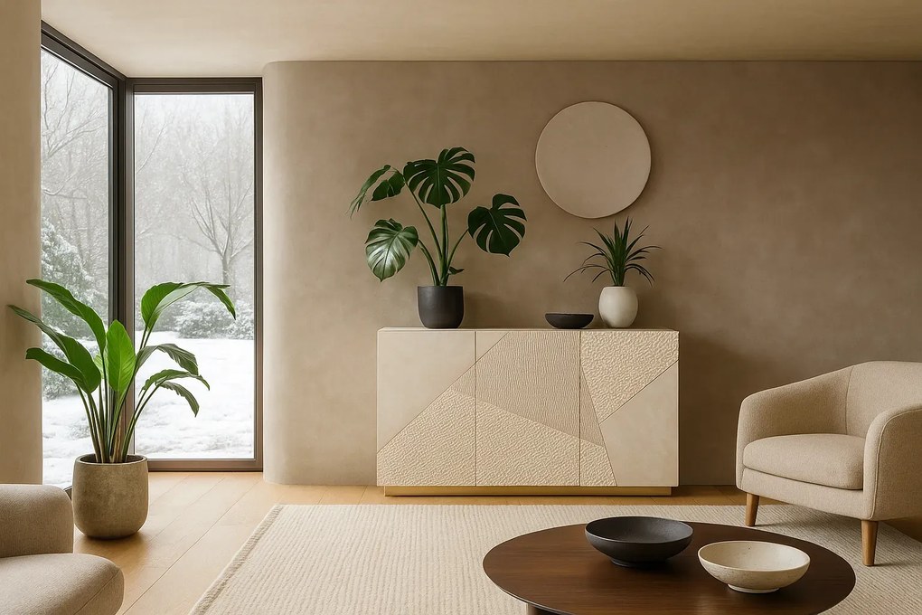 Komoda Stilig ST801 150 cm šampanská/zlatá