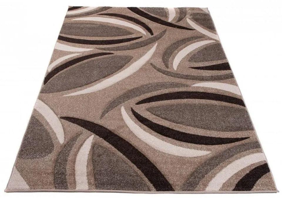 Kusový koberec Moderné tvary 4 béžový 2 60x100cm