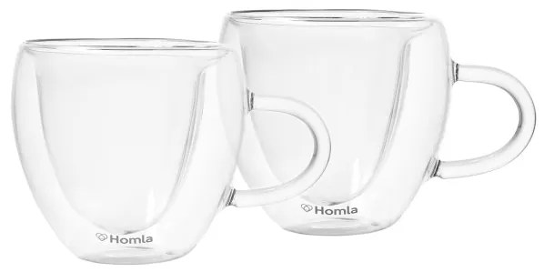 Sada dvoch šálok CEMBRA HEARTS s dvojitým dnom ALL 932902 300 ml (2 ks)