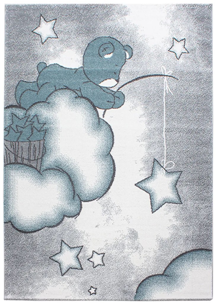 Koberce Breno Kusový koberec KIDS 580 Blue, viacfarebná,120 x 170 cm