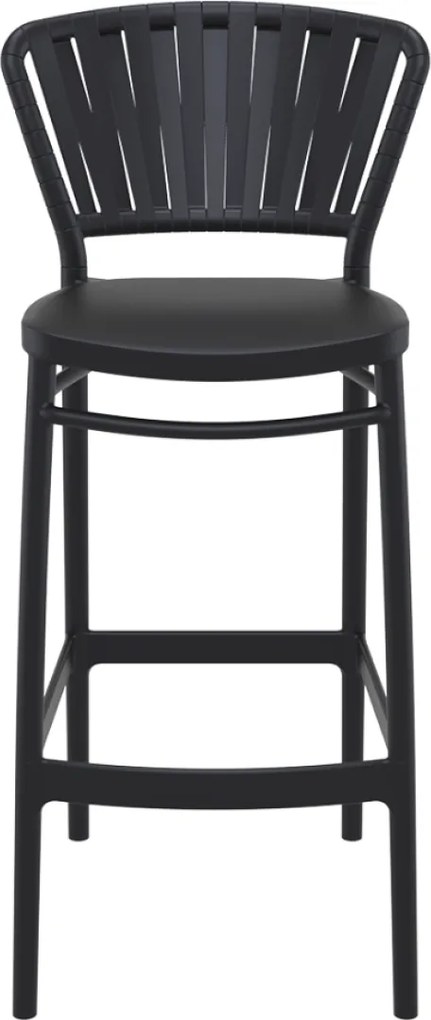 PORTOFINO BAR 75 záhradná barová stolička black