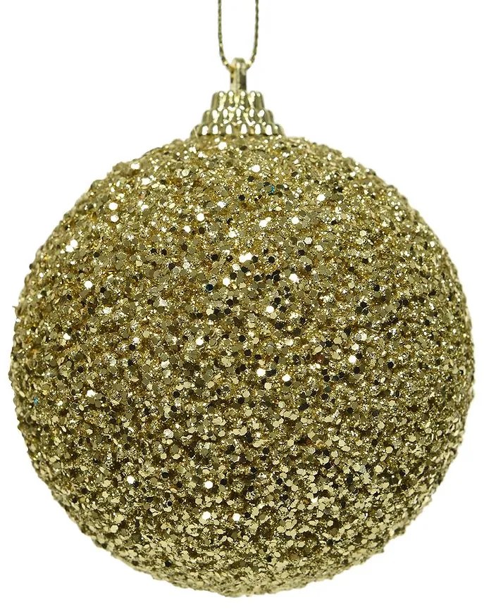 Guľa penová 8 cm zlatá 457668