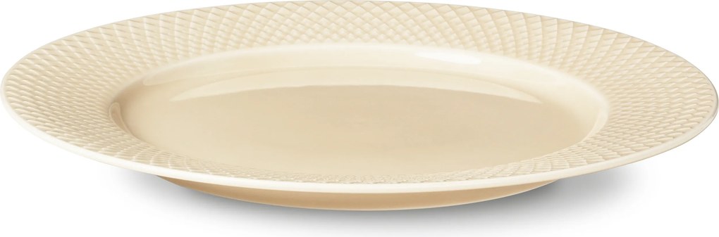Jedálenský tanier Rhombe Earth 27 cm béžový