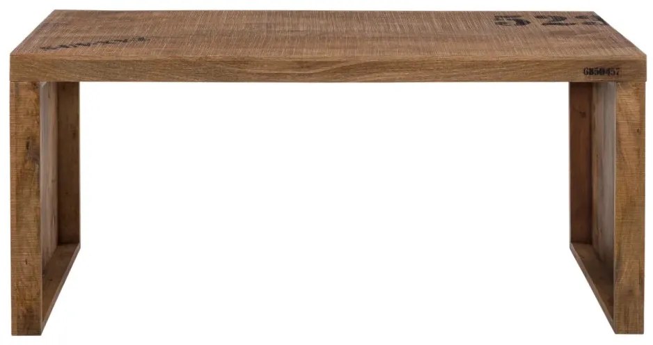 furniture-nabytek.cz - Masívna jedálenská súprava Hankey so 4 stoličkami Kenton, mango/textil/kov, lakovaná, hnedá/čierna