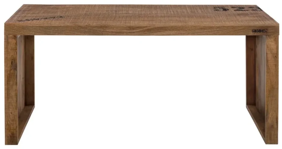 furniture-nabytek.cz - Masívna jedálenská súprava Hankey so 4 stoličkami Kenton, mango/textil/kov, lakovaná, hnedá/čierna