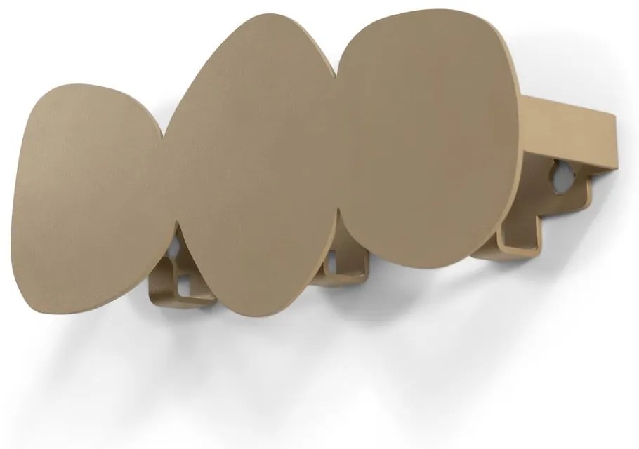 Béžový kovový nástenný vešiak 35 cm Tumulo – Spinder Design