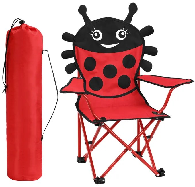 InternetovaZahrada Detská skladacia stolička Beetle - sada 2 ks