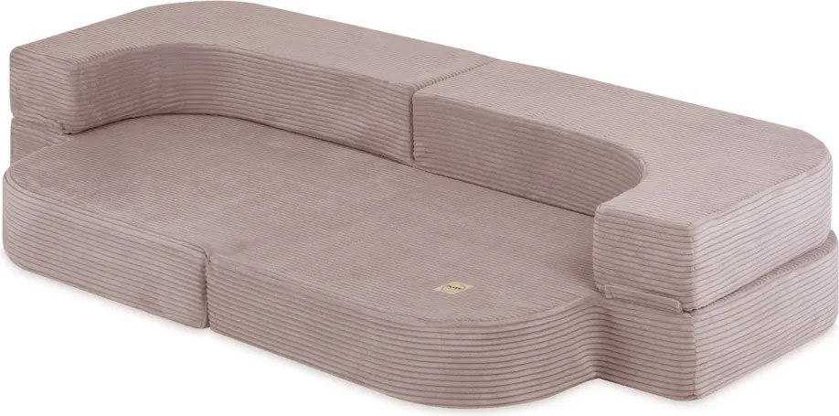 Rozkladacia detská pohovka - béžová, prémiový menčester