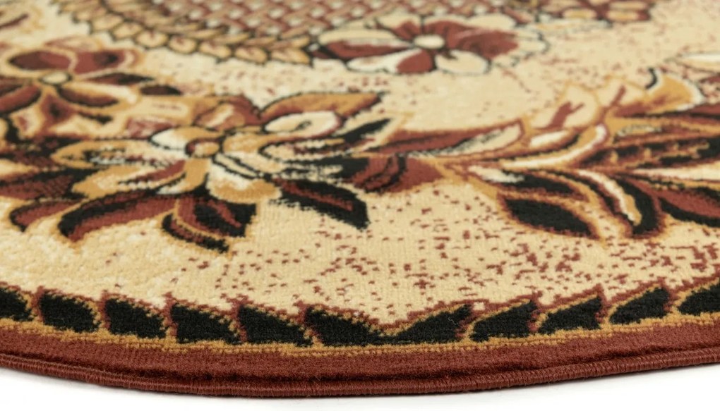 TA Koberec 7192B SVETLO BÉŽOVÁ ATLAS PP HNEDÁ OV Rozmer: 80x150 cm