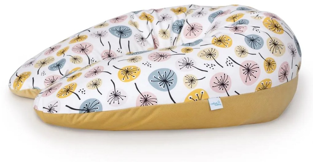 CEBA Vankúš na dojčenie Cebuška PHYSIO Multi Dandelions Samet W-741-200-642