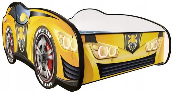 TOP BEDS Detská auto posteľ Racing Car Hero - Bumblecar 160cm x 80cm - 5cm