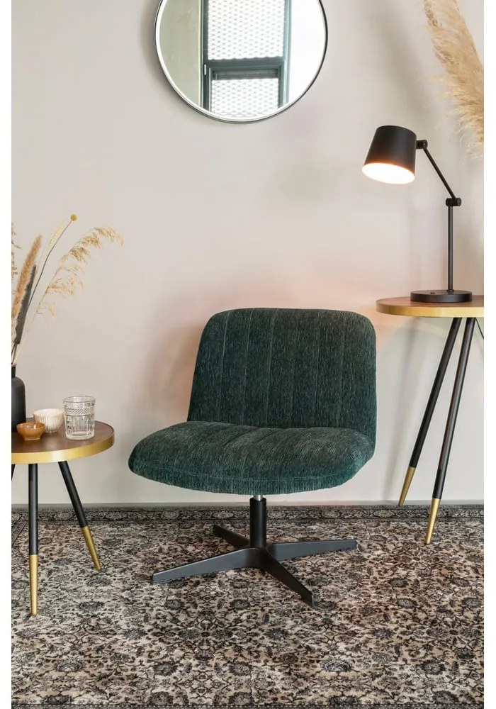 Tmavozelené kreslo Belmond – White Label