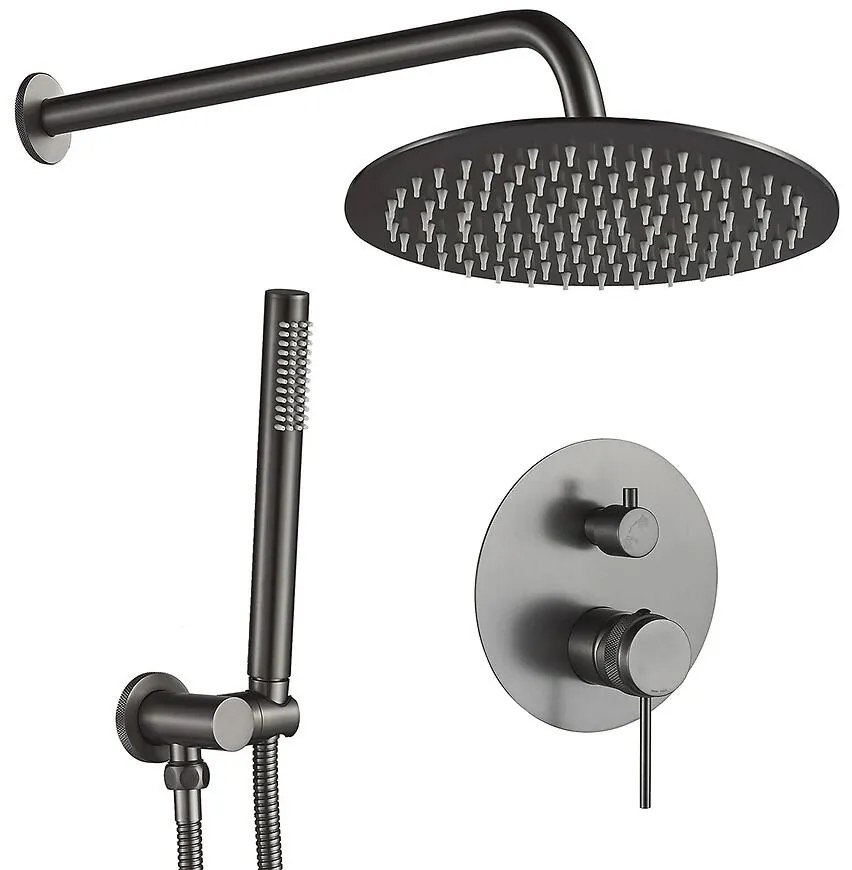 Sprchová súprava podomietková Rea Lungo Grip titán + BOX