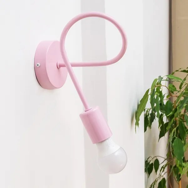 Nástenné svietidlo OXFORD 1xE27/15W/230V ružové