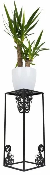 Stojan na kvety 60x24 cm čierna