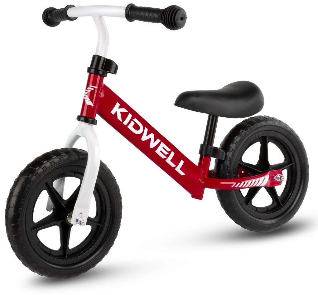 Detský balančný bicykel Kidwell REBEL 12" s EVA kolesami a ložiskami