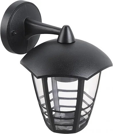 Rábalux Marseille 8617 vonkajšie nástenné lampy  čierny   kov   E27 1x MAX 60W   IP44