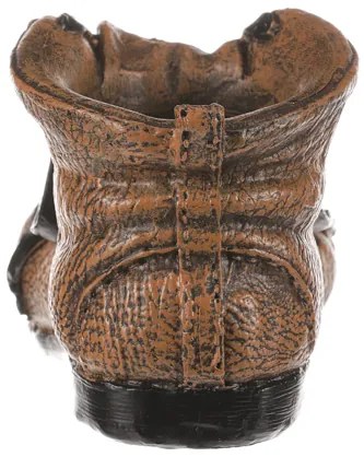 Obal na kvety - retro topánka z polyresinu 21cm
