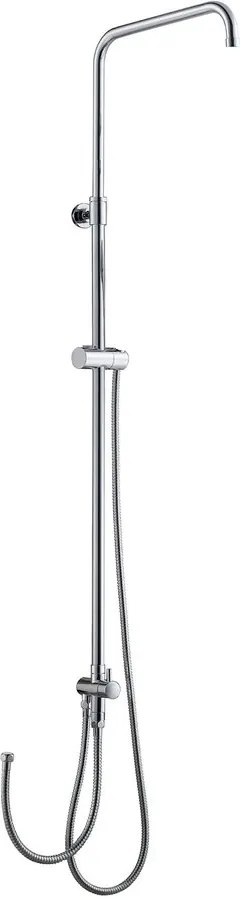 SAPHO - Sprchový stĺp k napojeniu na batériu, bez pevnej a ručnej sprchy, chróm (1202-14)