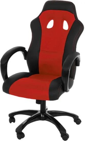 Červená kancelárska stolička Actona Race
