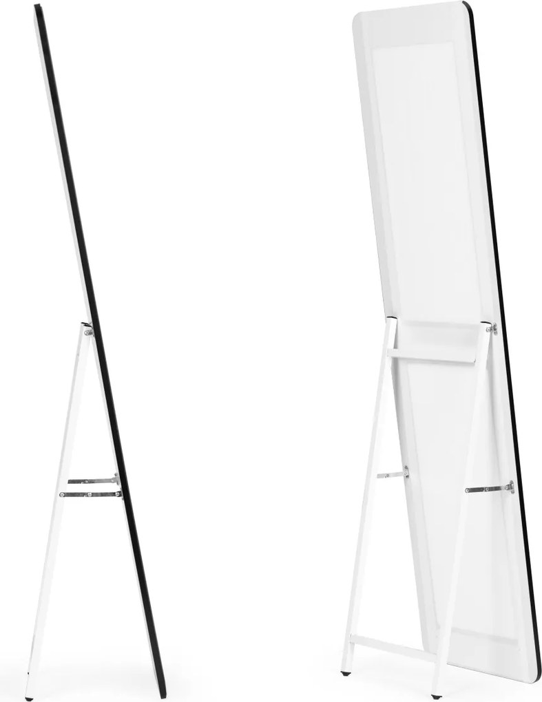 Voľne stojace zrkadlo DUO 148 cm čierne