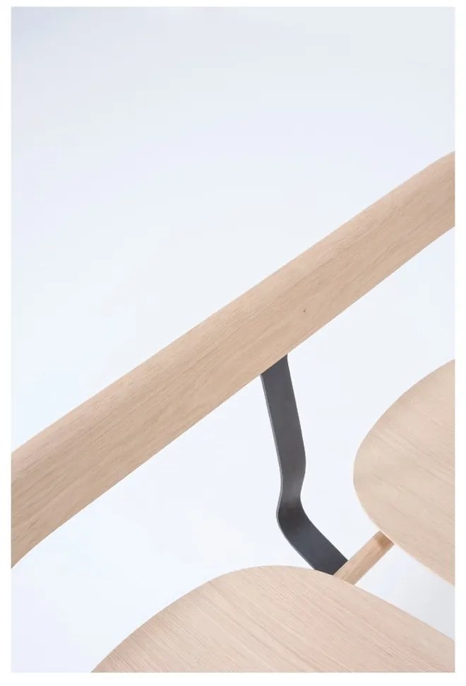 Prírodná lavica z dubového dreva Gazzda Ava