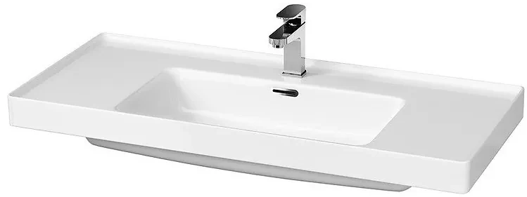 Cersanit Crea, závesná skrinka s umývadlom 100cm, set B117, dub, S801-290