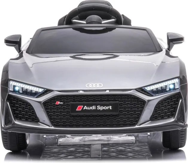 LEAN CARS Elektrické autíčko Audi R8 Lift A300 strieborné