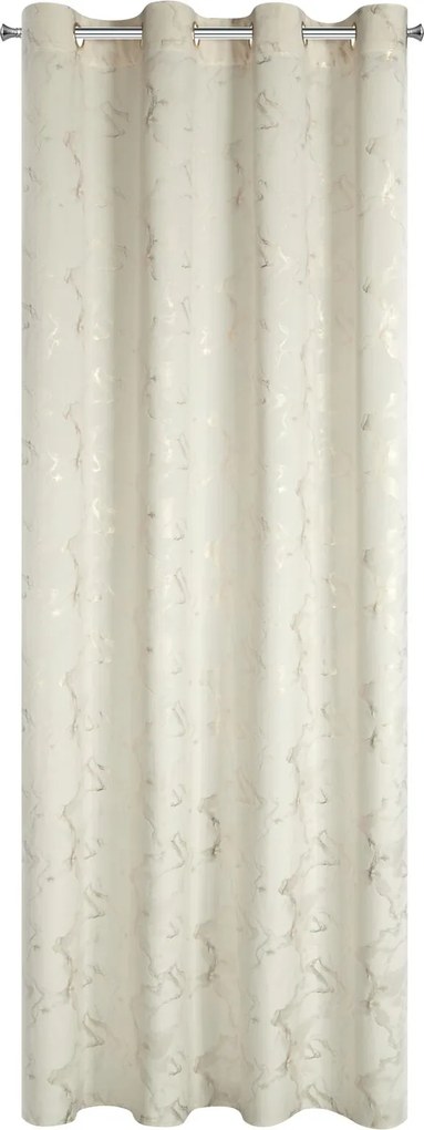 ZATEMŇOVACÍ ZÁVES NA KRÚŽKOCH RAJA 140X250 CM VZOROVANÁ