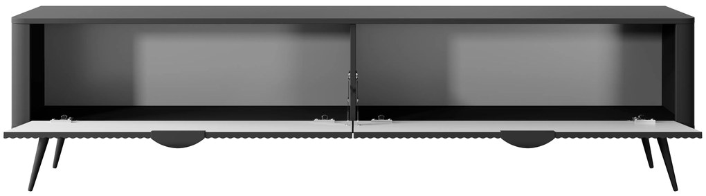 LAS Stolík pod TV Lante E - čierny