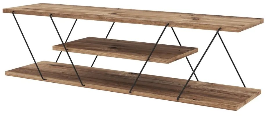TV stolík v dekore orecha v prírodnej farbe 120x33 cm Canaz – Kalune Design