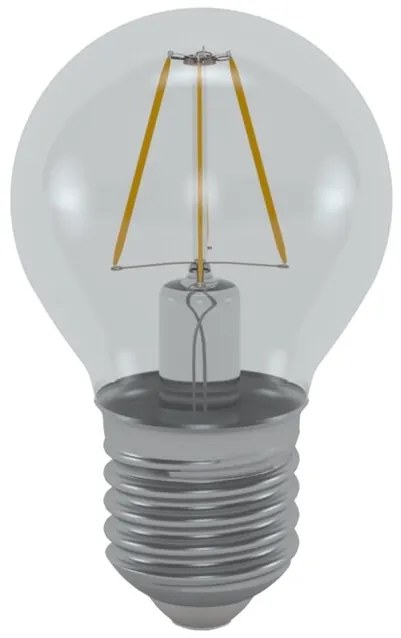 SKYlighting LED žiarovka 4W,E27, 230VAC, 420lm, 3000K, teplá biela, vláknová, číra