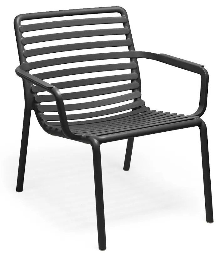 DOGA ARMCHAIR RELAX záhradná stolička s podrúčkami marsala