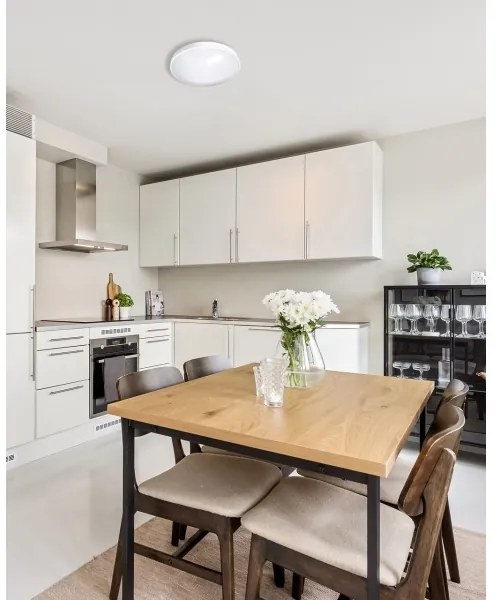 LED Kúpeľňové stropné svietidlo CIRCLE LED/18W/230V 4000K pr. 30 cm IP44 biela