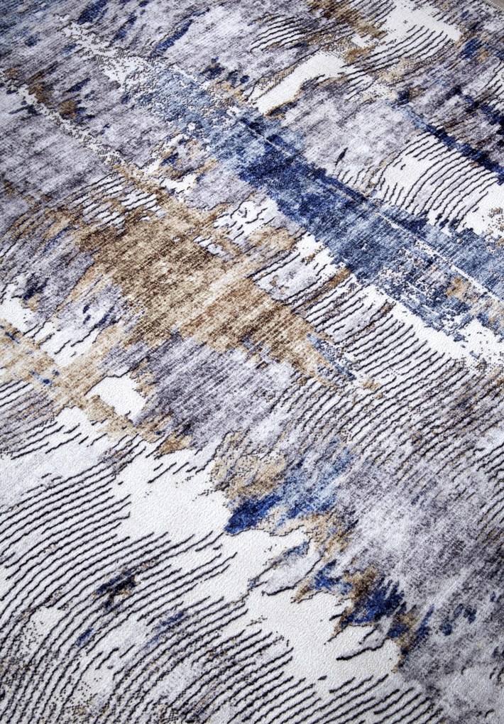 Kusový koberec Imagination New 106035 Dark blue/Beige z kolekcie Elle, 120x160, modrá, obývacia izba, ELLE Decoration