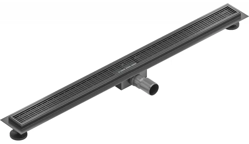 Mexen Flat M33 nerezový sprchový žľab 80 cm, čierna, 1733080-15