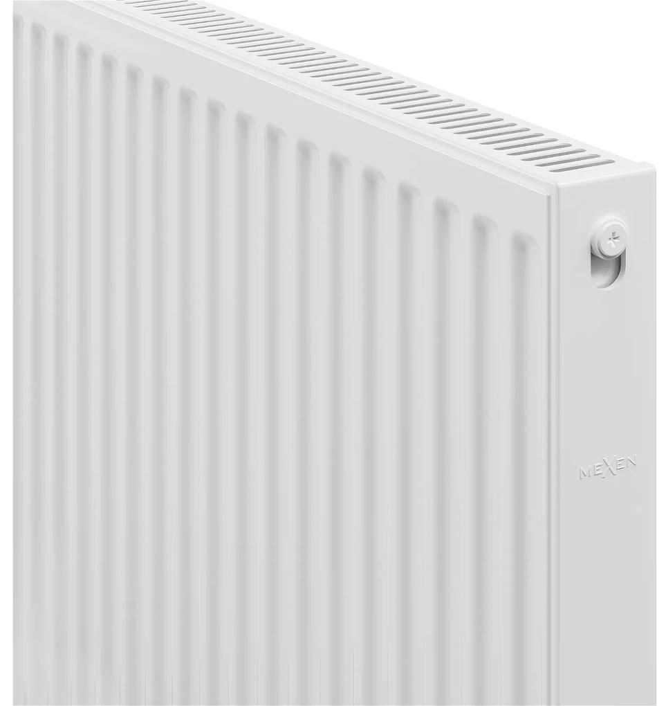 Mexen, panelový radiátor Mexen C11 500 x 600 mm, bočné pripojenie, 478 W, biely - W411-050-060-00