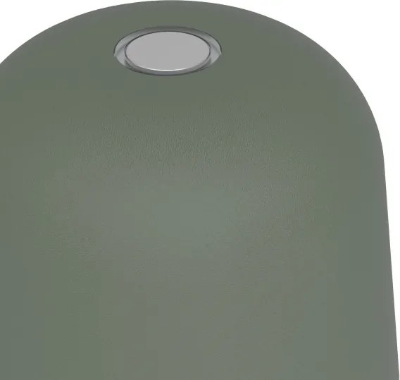 Eglo 901939 - LED stmievateľná vonkajšia nabíjacia stolová lampa MANNERA-S LED/1,8W/5V IP54 zelená