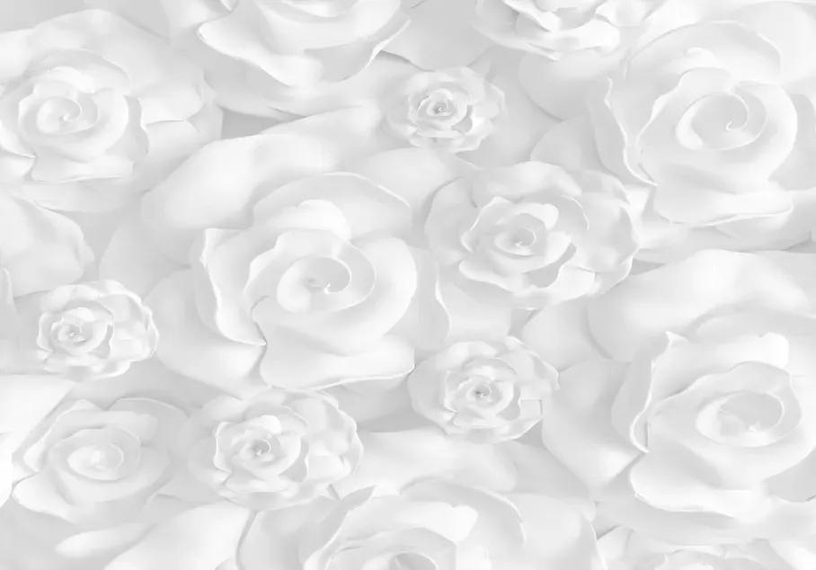 Manufakturer -  Tapeta 3D White roses