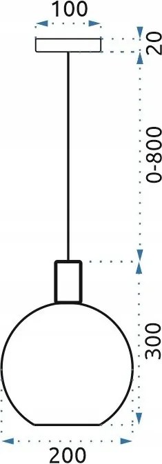 Stropné svietidlo ANGEL - kov/sklo - zlaté