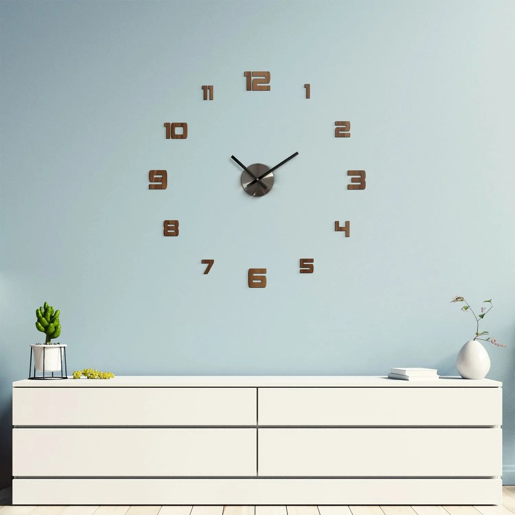 DUBLEZ | Nalepovacie hodiny z dreva - Victoria