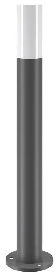 Maytoni O418FL-01GR1 - Vonkajšia lampa WILLIS 1xE27/60W/230V 80 cm IP54 antracit