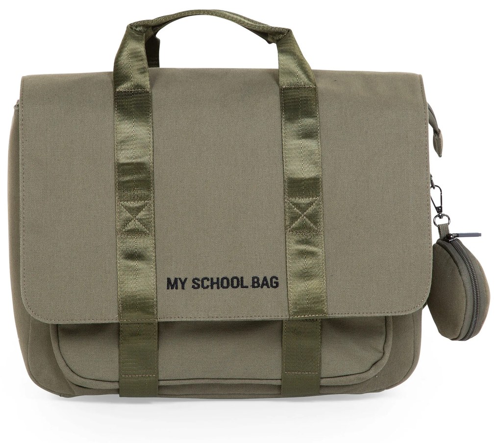 Školská taška Canvas Khaki