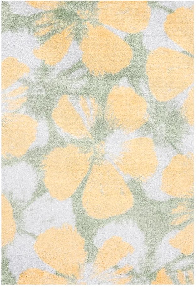 Zelený koberec White Label Grun, 50 x 70 cm